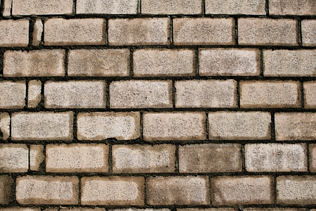 brick wall are being built texture. Abstract backgroundの写真素材
