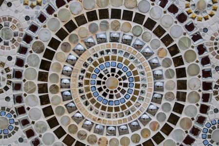 Stone wall and Old brick wall, multicolored stones Adorned on the walls background texture. Abstractの写真素材