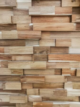 Modern wooden wall  texture. Abstract backgroundの写真素材