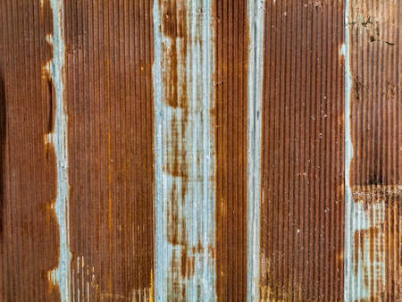 Close-up Rust on an old sheet of metal texture. Abstract backgroundの写真素材