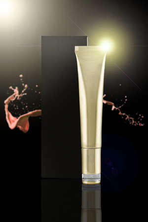 Design Cosmetics Product Template for Ads or Magazine Backgroundの写真素材