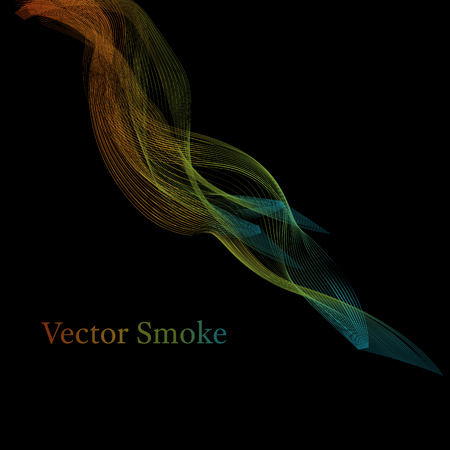 Smoke multicolored vector illustration.のイラスト素材