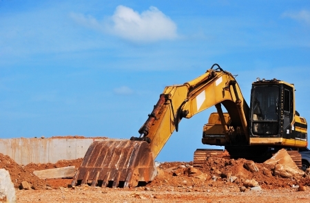 excavator loader の写真素材
