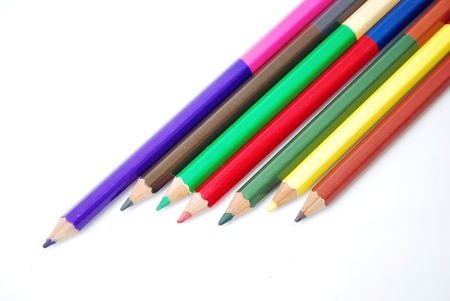 color pencils for paintingの写真素材