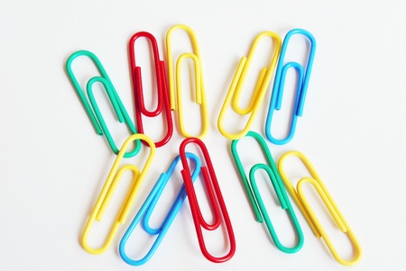 paper clips の写真素材