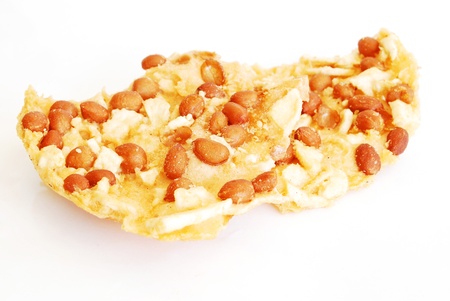 Thai snack with peanutsの写真素材
