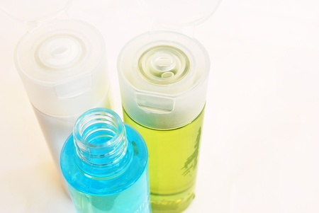cosmetic containersの写真素材