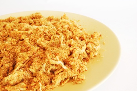 dried shredded porkの写真素材