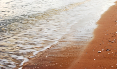 Sand beach backgroundの写真素材