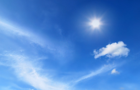 Blue sky backgroundの写真素材