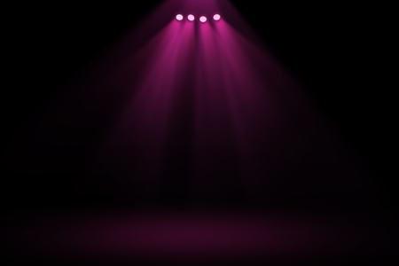 Purple stage backgroundの写真素材