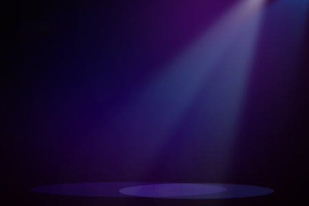 Purple  Blue stage backgroundの写真素材