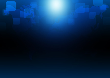 Abstract blue technology backgroundの写真素材