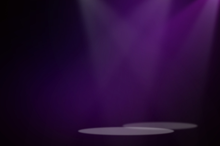 Purple stage backgroundの写真素材