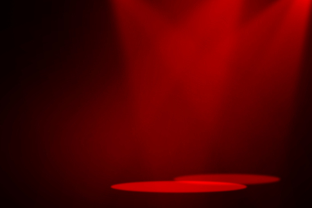 Red stage light backgroundの写真素材