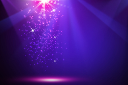 Purple stage backgroundの写真素材