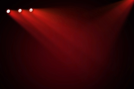 Red stage backgroundの写真素材