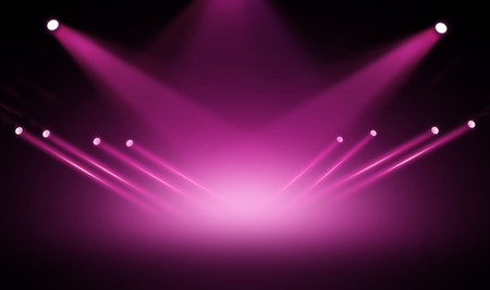 Purple stage backgroundの写真素材