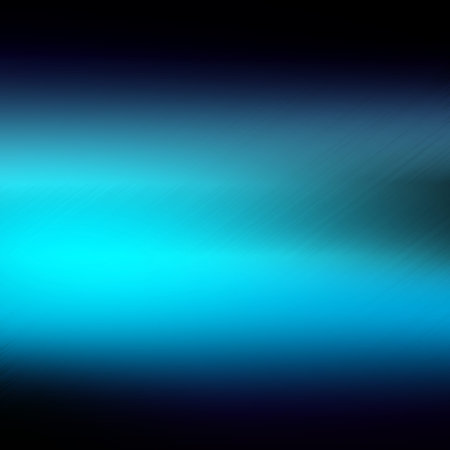 Blue brushed metal background.