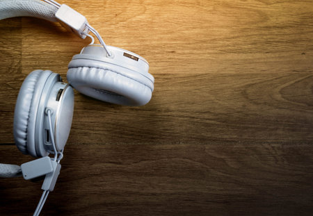 Easy listening concept with soft light style.の写真素材