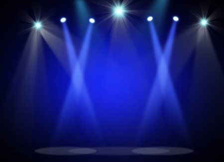 Stage theater backgroundの写真素材