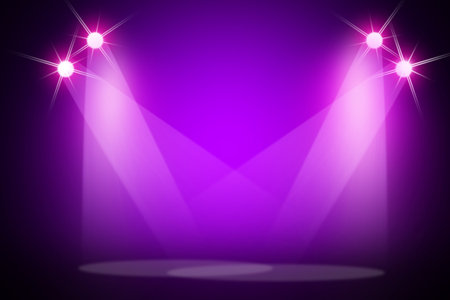Purple stage background