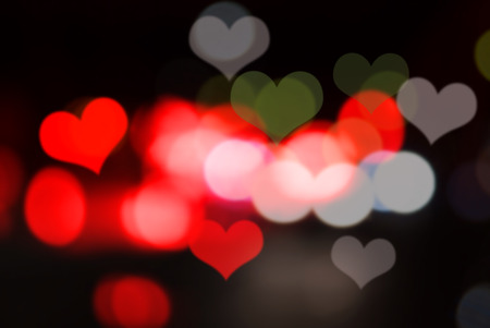 Abstract colorful hearts background for valentine's dayの写真素材