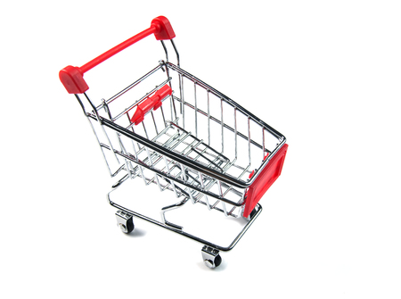 Shopping cart with sale and marketing delivery conceptの写真素材