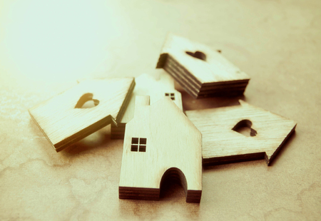 Money saving for new home design,business or construction concept.の写真素材