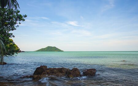 Aow Yang beach from Chanthaburi Thailandの写真素材