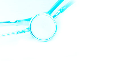 Medical or science with soft light backgroundの写真素材