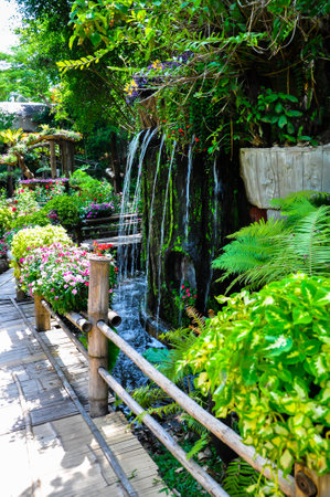 The beauty of the gardens and beautiful flowers.の写真素材