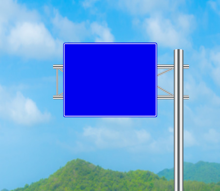 Road Sign concepts and Sky background.の写真素材