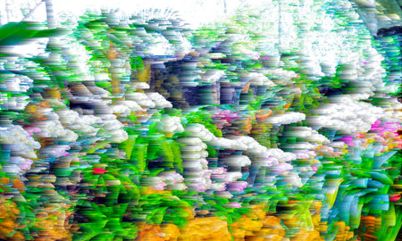Abstract blur background and soft colorful nature