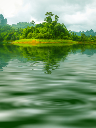 Beautiful Surface Rippled of water and nature background