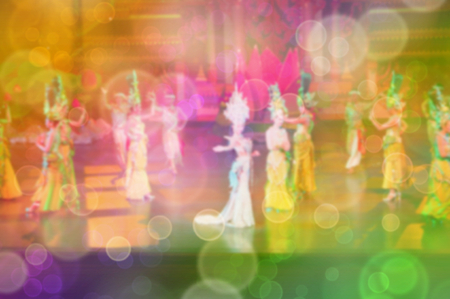 Abstract and blurred background Entertainment Cabaret showsの写真素材