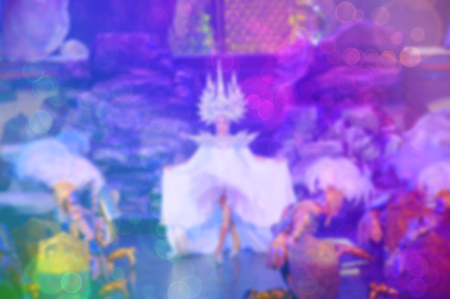 Abstract and blurred background Entertainment Cabaret showsの写真素材