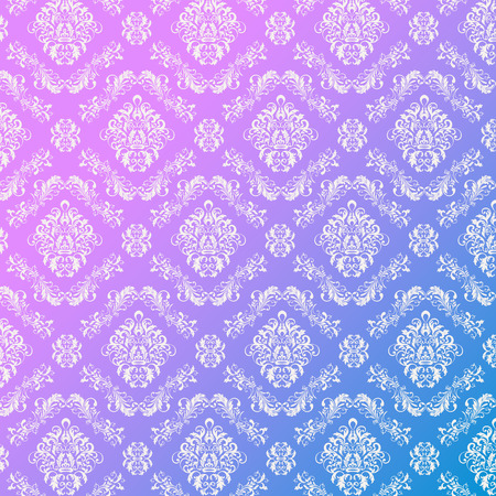 Vintage vector pattern. Hand drawn abstract background. Decorative retro banner. Can be used for banner, invitation, wedding card, Royal vector design element.のイラスト素材