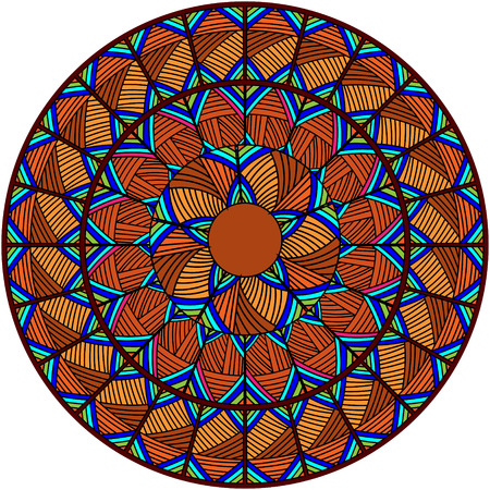 Abstract Ethnic Ornate Background For Design.のイラスト素材