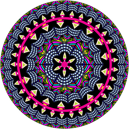 Abstract Ethnic Ornate Background For Designのイラスト素材