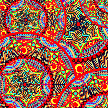 Abstract Ethnic Ornate Background For Designのイラスト素材