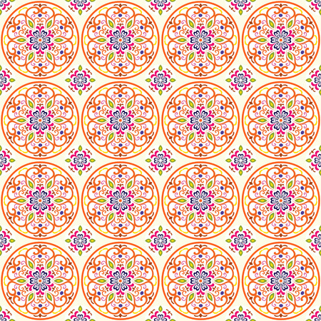 Abstract Ethnic Ornate Background For Designのイラスト素材