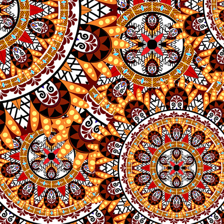 Vintage vector pattern. Hand drawn abstract background. Decorative retro banner. Can be used for banner, invitation, wedding card, Royal vector design element.のイラスト素材