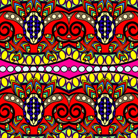 Abstract Ethnic Ornate For Designのイラスト素材
