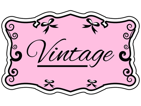 Vintage vector pattern. Hand drawn abstract background. Decorative retro banner. Can be used for banner, invitation, wedding card, Royal vector design element.のイラスト素材