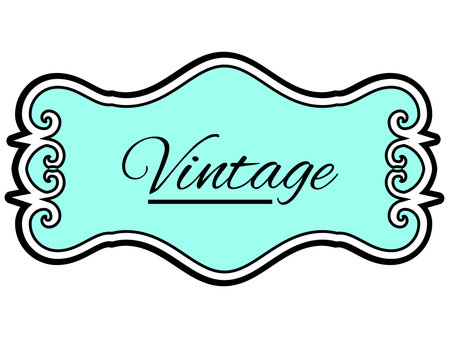 Vintage vector pattern. Hand drawn abstract background. Decorative retro banner. Can be used for banner, invitation, wedding card, Royal vector design element.のイラスト素材