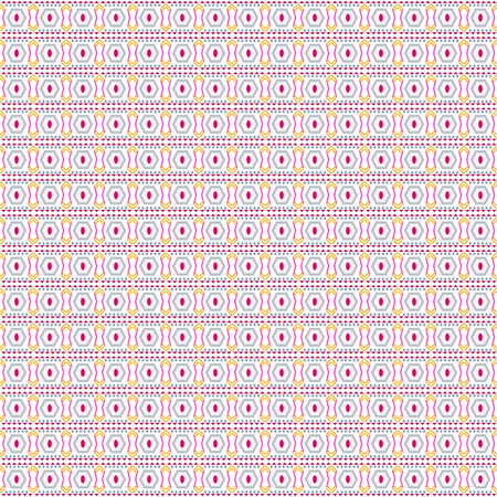 Ethnic geometric print. Colorful repeating background texture. Fabric, cloth design, wallpaperのイラスト素材