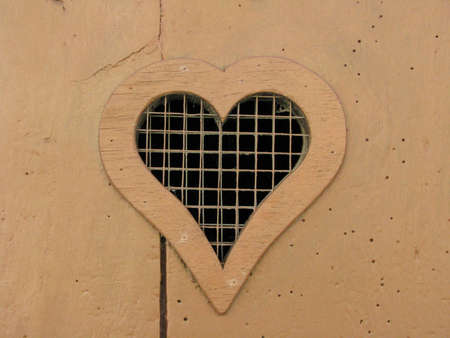 Heart on a Doorの写真素材