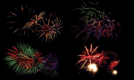fireworksの写真素材