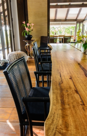 A private room in an Asia Restaurantのeditorial素材
